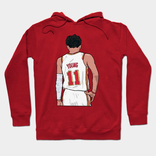 Trae Young Back-To Hoodie by rattraptees